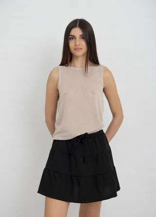 Mini con recortes fantasia  - Vista 2