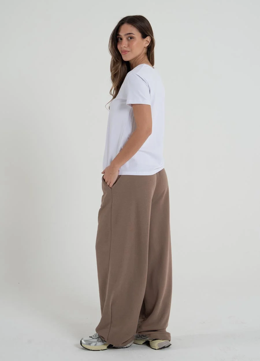  Remera escote V basica jry spandex