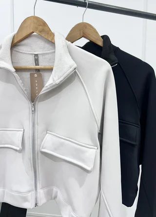 Campera deportiva con piel  - Vista 6