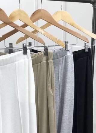 Palazzo waffle con alforza  - Vista 6