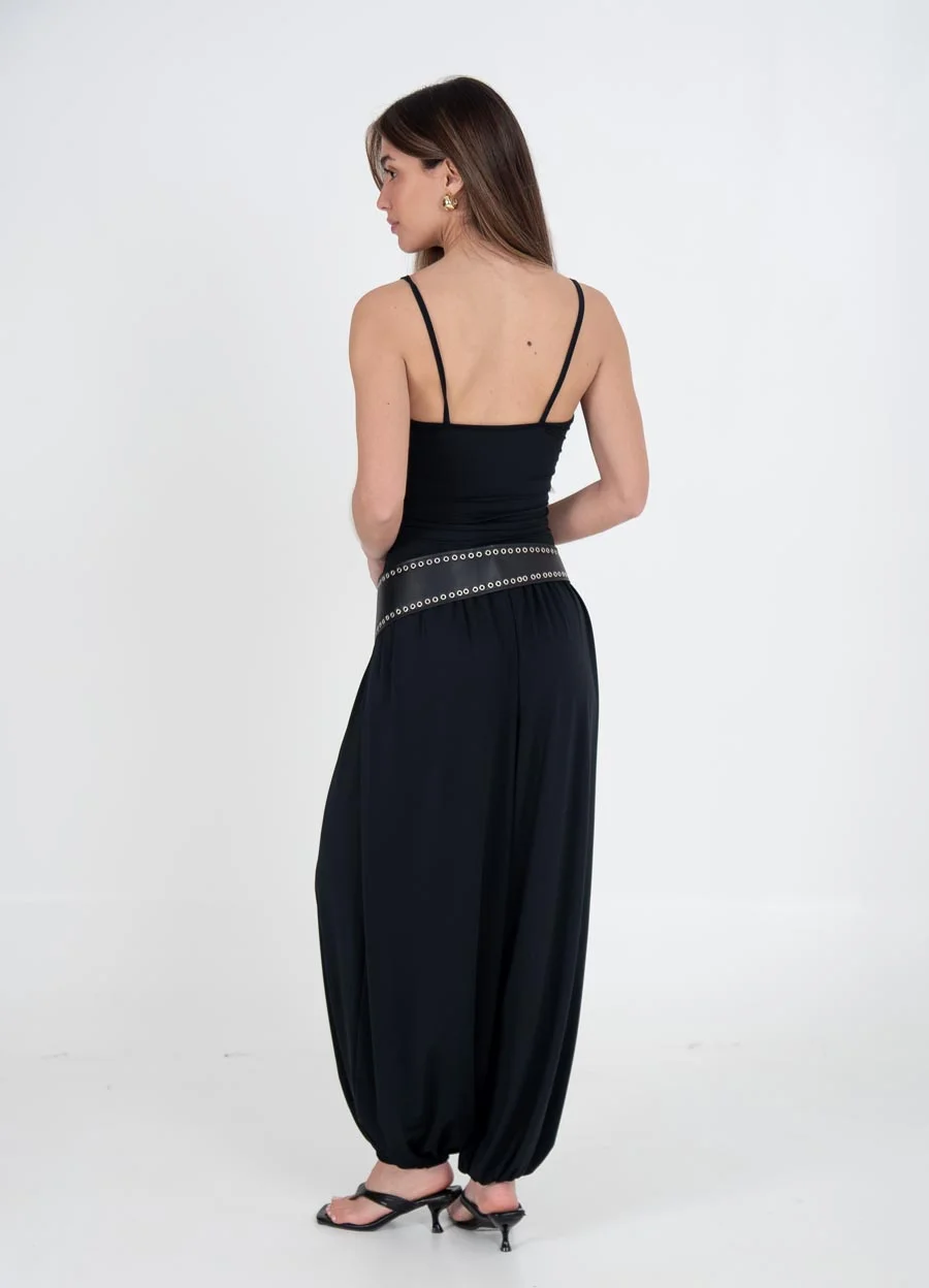 Pantalon balloon microfigra
