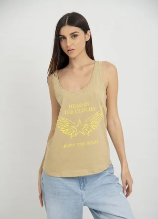 Musculosa HEAD IN THE CLOUDS - Vista 2