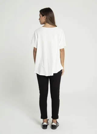 Babucha lanilla deportiva con tajito  - Vista 5