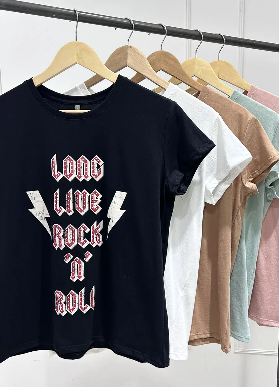 Remera LONG LIVE ROCK 