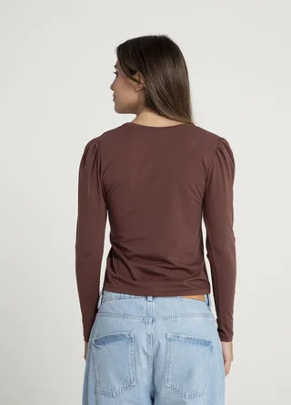 Remera manga princesa jersey  - Vista 3