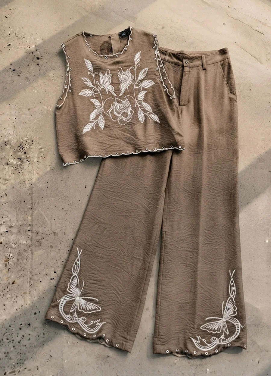 Conjunto bordado sedita 