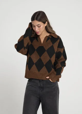 Sweater chomba rombos  - Vista 5