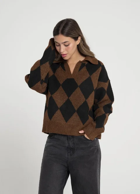 Sweater chomba rombos 