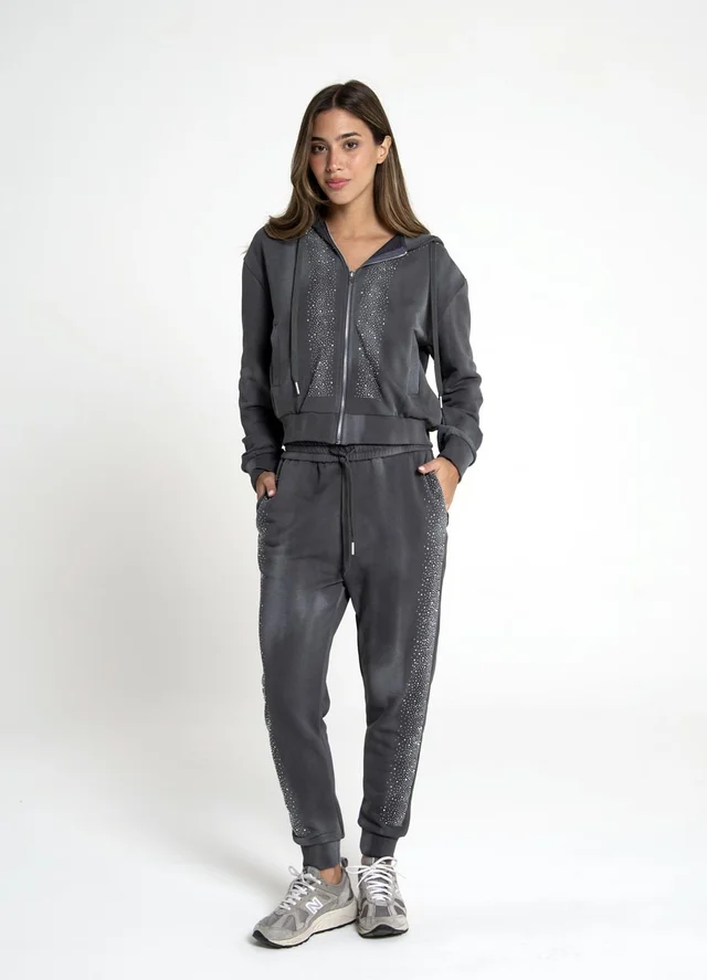 Babucha rustica con strass