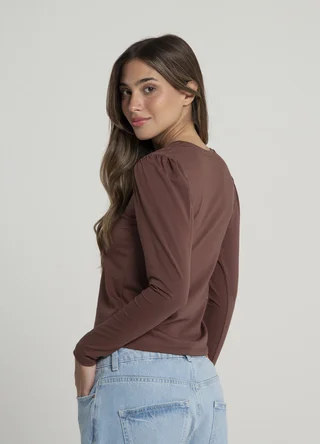Remera princesa jersey spandex - Vista 3