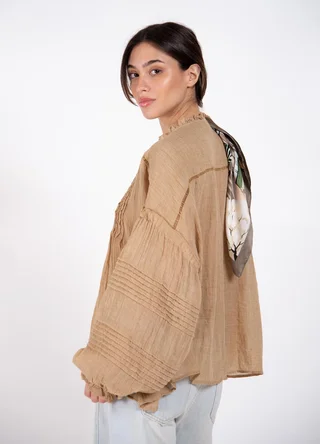 Camisola BOHO con tablas  - Vista 5
