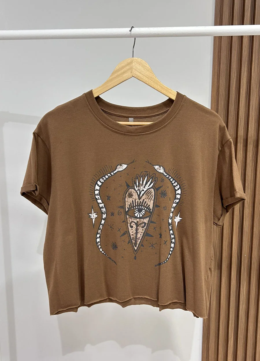 Remera CORAZON SERPIENTE 