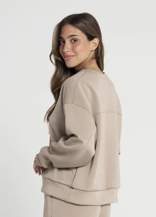 Buzo deportivo con puño recorte en espalda  - Vista 5