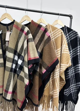 Ruana estampada  - Vista 5