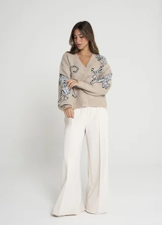 Cardigan leopardos  - Vista 5