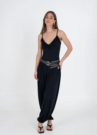Body con puntilla en escote  - Vista 1