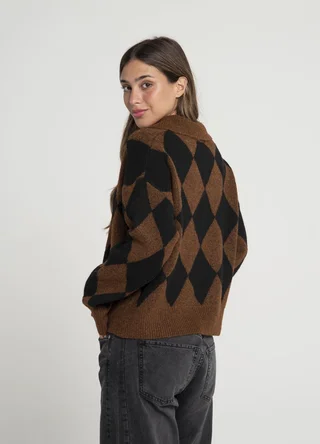 Sweater chomba rombos  - Vista 3
