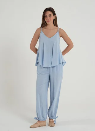 Musculosa gasa rustica para atar  - Vista 4
