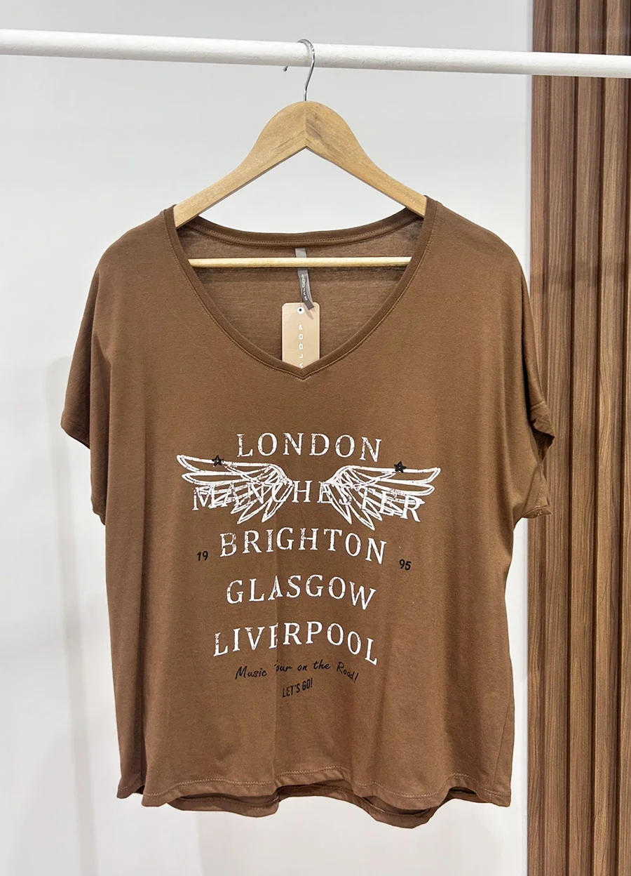 Remera LONDON MANCHESTER