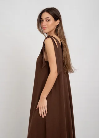 Vestido para atar flame  - Vista 3