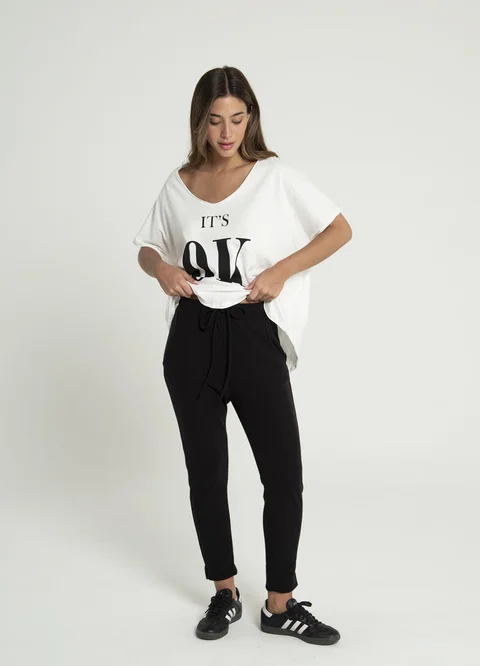 Babucha lanilla deportiva con tajito 