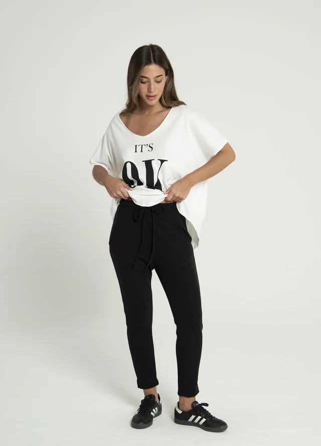 Babucha lanilla deportiva con tajito 