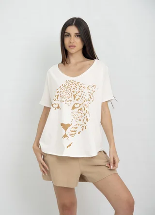 Remeron CARA LEOPARDO  - Vista 2