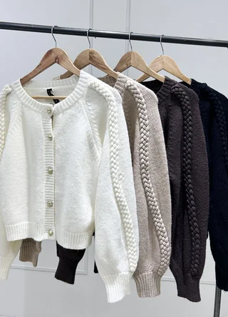 Saco tejido tenza en manga  - Vista 5