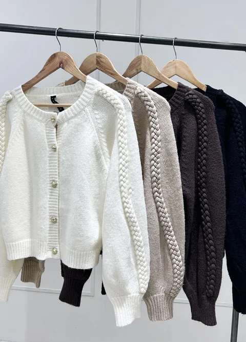 Saco tejido tenza en manga 