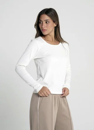 Remera M/L basica morley algodon  - Vista 3