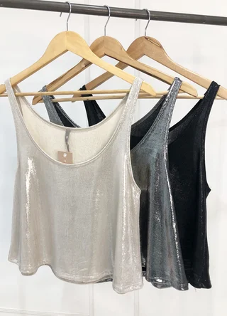 Musculosa campanita metalizada - Vista 5