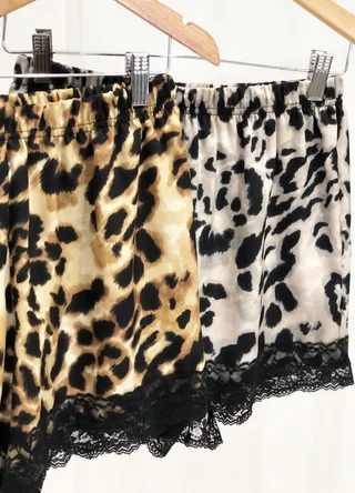 Short lencero con puntilla - Vista 6