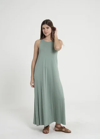 Vestido largo gota twister - Vista 1