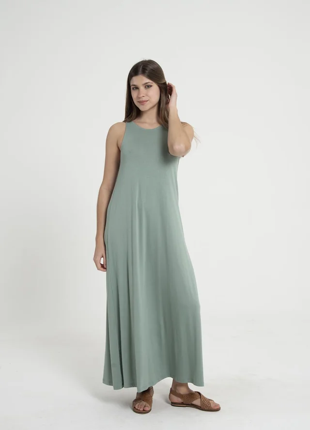 Vestido largo gota twister