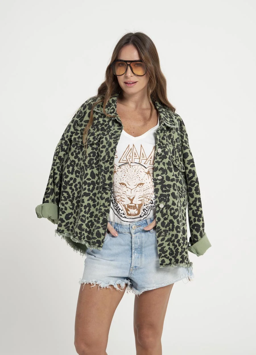 Chaqueta animal print