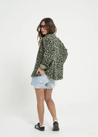 Chaqueta animal print - Vista 3