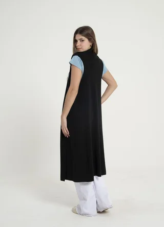 Saco sin mangas tejido - Vista 5