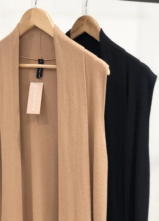 Saco sin mangas tejido - Vista 6