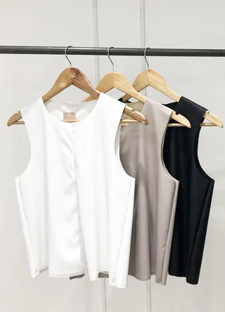 Top eco cuero al corte - Vista 6