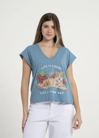 Remera LIFE IS YOURS - Vista 2