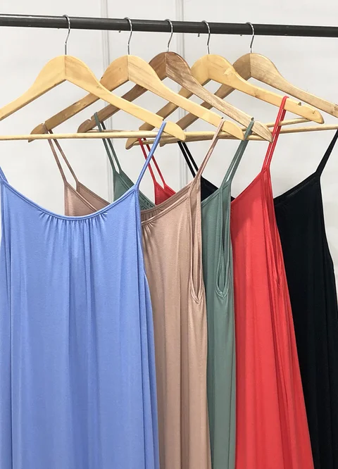 Solero largo twister con volado en ruedo