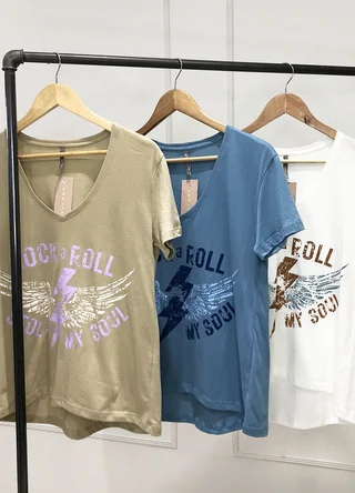 Remera ROCK & ROLL RAYO - Vista 5