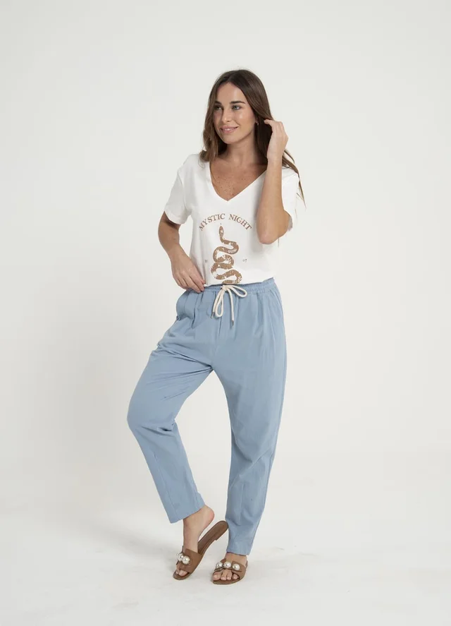 Slouchy de lino algodon