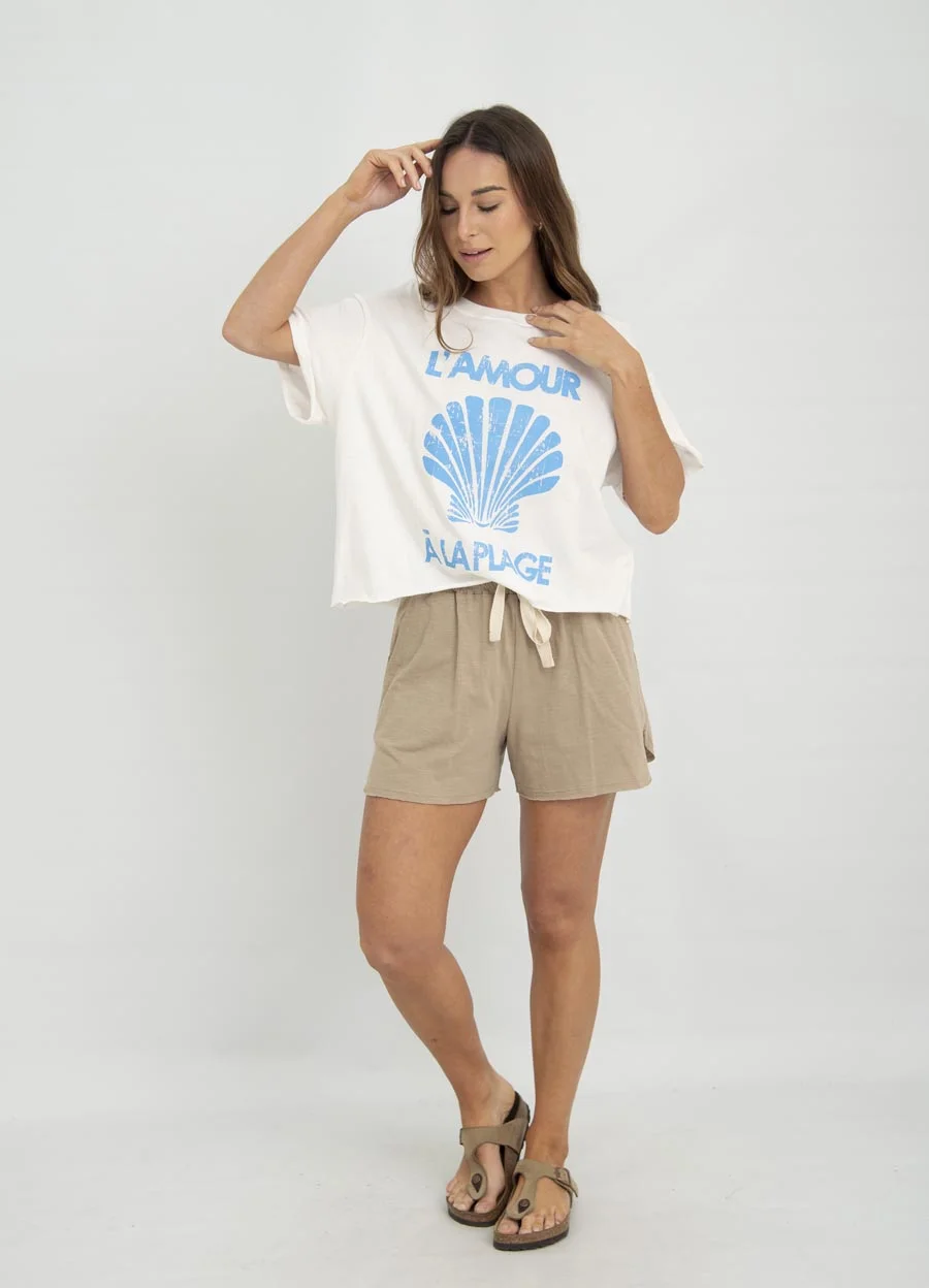 Short jersey flame con tajito