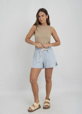 Short jersey flame con tajito - Vista 4