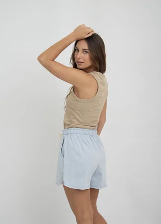 Short jersey flame con tajito - Vista 6