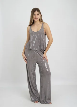 Musculosa campanita metalizada print - Vista 2