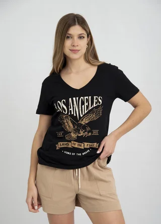 Remera LOS ANGELES AGUILA - Vista 2