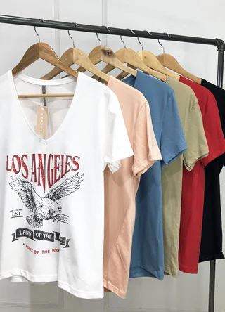 Remera LOS ANGELES AGUILA - Vista 4