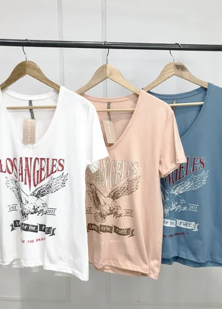 Remera LOS ANGELES AGUILA - Vista 5